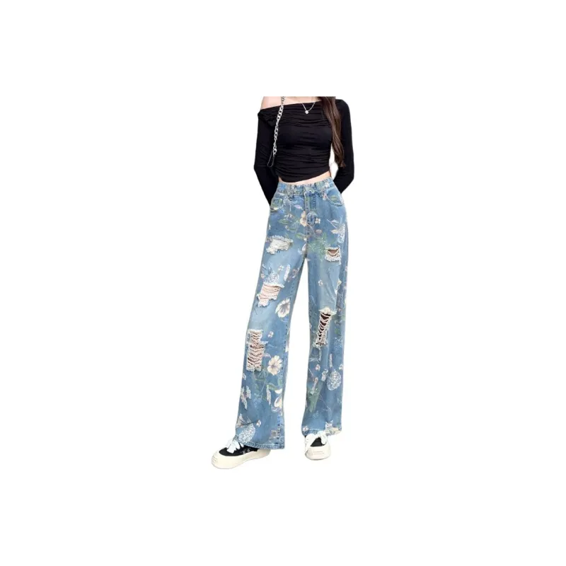 Concubine Zhu Jeans Women's Blue-0
