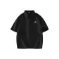 [Ice Silk Sun Protection Shirt]Black (Geometric Red Bean Chest Logo)