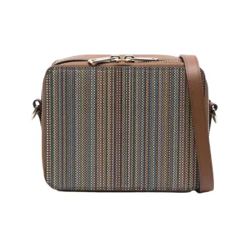 Paul Smith Calfskin Crossbody Bag, Shoulder Bag Women's Brown