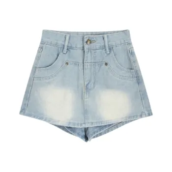 YGPRW Denim Short Skirts Women's