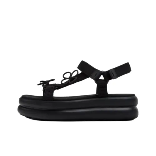 CAMPER Twins One Strap Sandals 5.1cm Women's Black