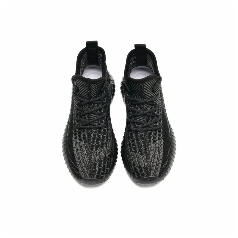 OAOQ Cushioning Height Increasing Abrasion Resistant Lightweight Slip Resistant Low Top Casual Shoes Unisex-53