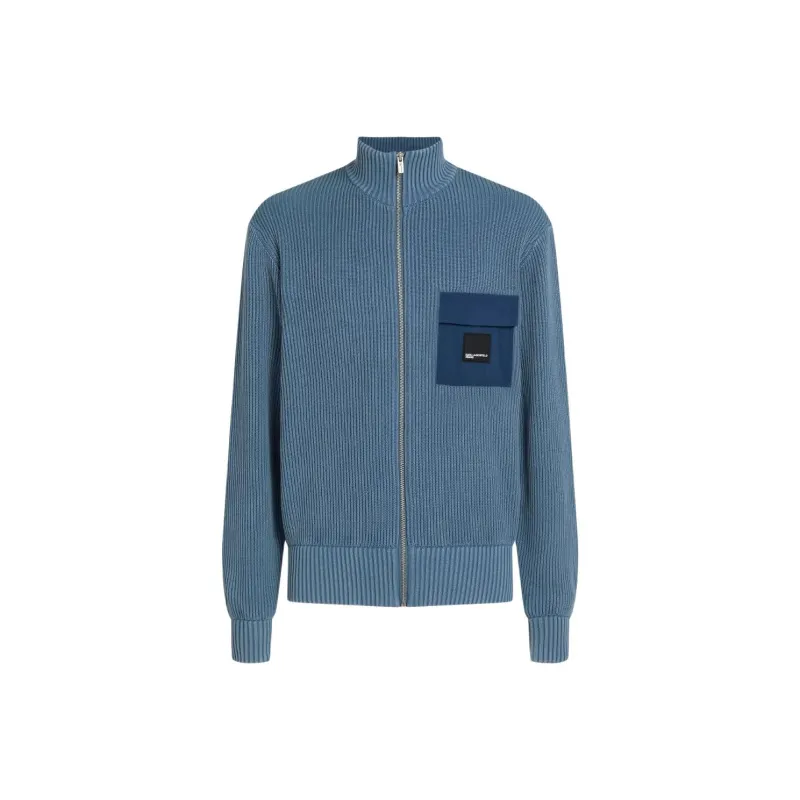 KARL LAGERFELD / Karl Lagerfeld Jeans Zip up Washed Cardigan-0