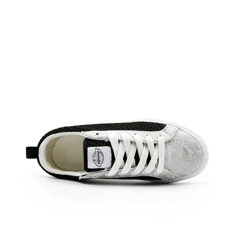 I'm Shopping Slip Resistant, Lightweight, And Breathable Low Top Skateboard Shoes Unisex Black-2