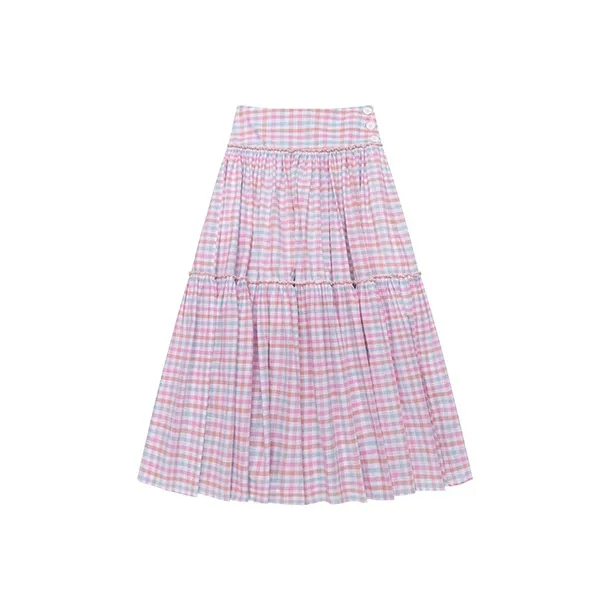 1ESS LA MODE Casual Long Skirt Women's-0