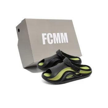 FCMM Beach Sandals Men Black Gray/Black Green/Khaki Gray/Khaki Brown