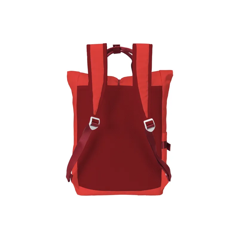 DRACONITE Polyester Backpack Unisex Red And White Two Tone-2