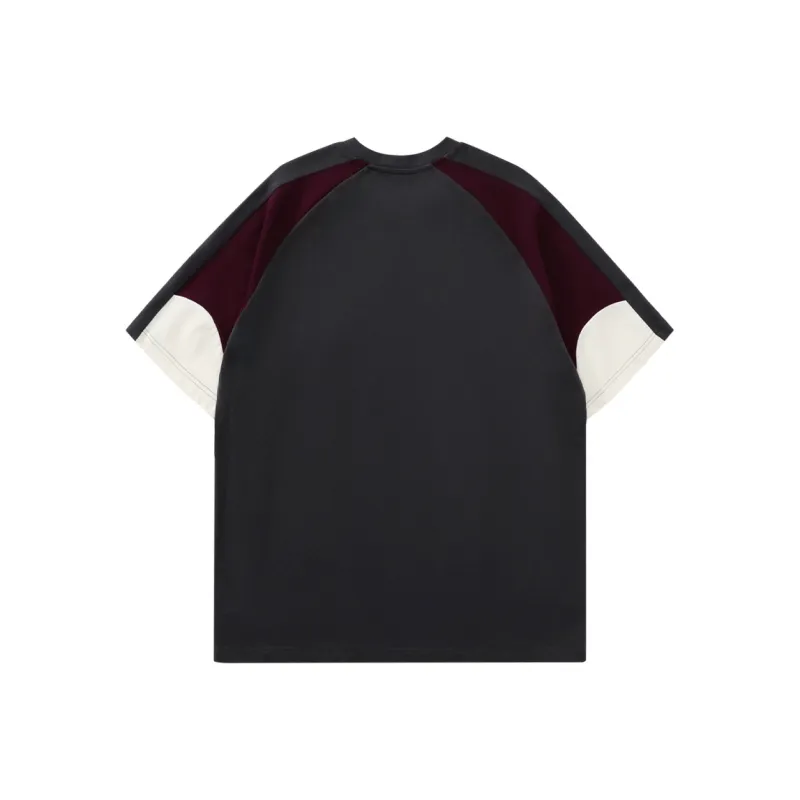 ALEXANDRO FRATELLI Summer Minimalist Style Versatile Texture T Shirt Men's-3