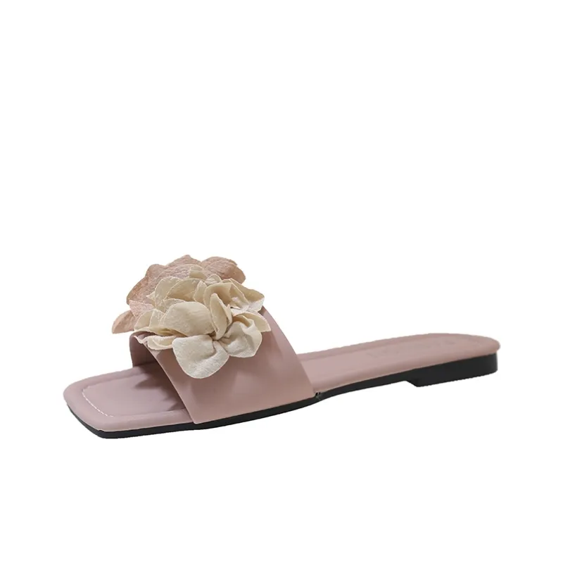 WUJI Rubber Sole Slip Resistant Abrasion Resistant Slide Slippers Women's-7