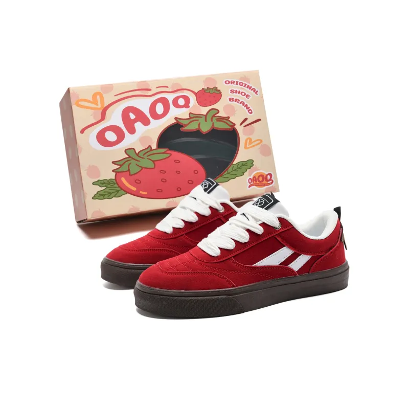 OAOQ Cushioning, Abrasion Resistant, Lightweight, Breathable, Height Increasing Low Top Skateboard Shoes Unisex-14