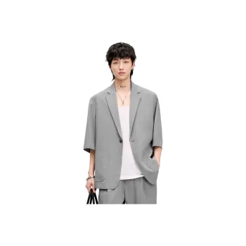 HERBEL Business Suits Men Gray