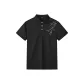 [Mulberry Silk 7A Antibacterial]Black (Fp Fapai Seal Script Bamboo Left Shoulder Logo)