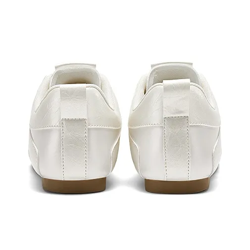 DAPHNE Low Top Skateboard Shoes Women's White-6