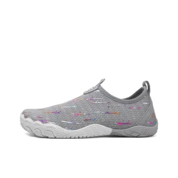TELENT Odor Resistant Quick Dry Lightweight River Trekking Shoes Unisex Gray