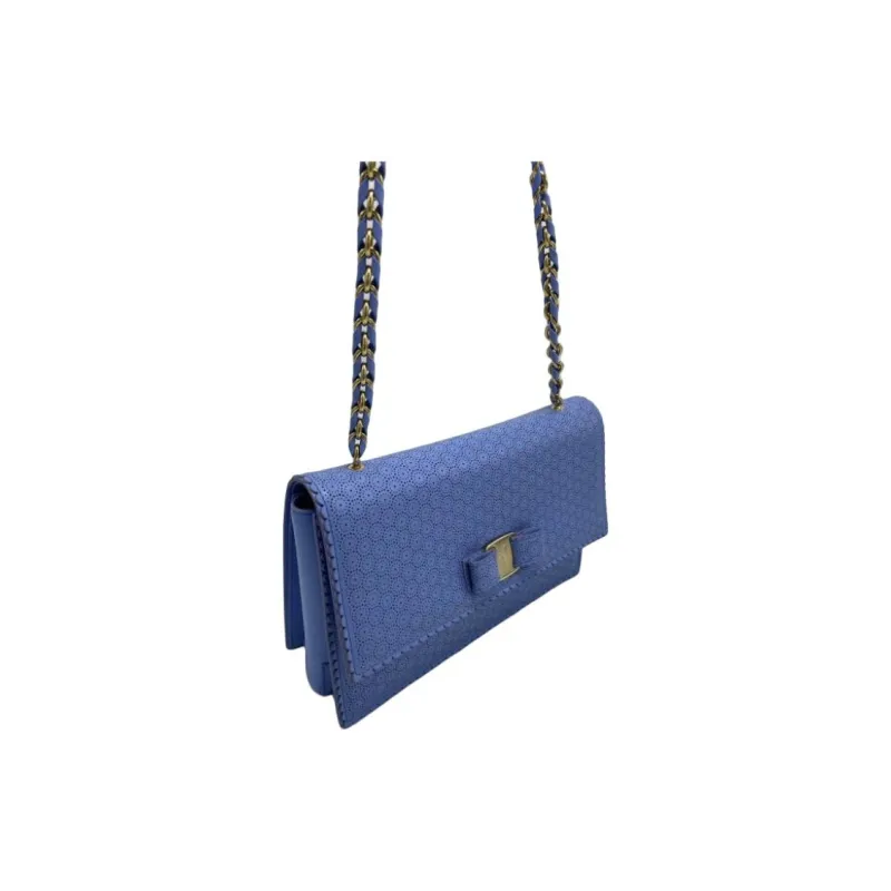 FERRAGAMO Shoulder Strap Shoulder Bag Women's Blue-2