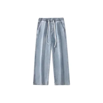 KEIRANDUN Jeans Unisex Blue