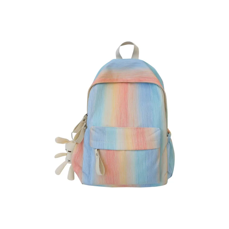 Meow In The Grass PU Backpack Women's Multicolor-11