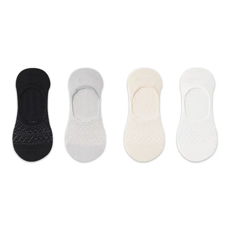 AUGUST No Show Socks Women's 4 Pack-0