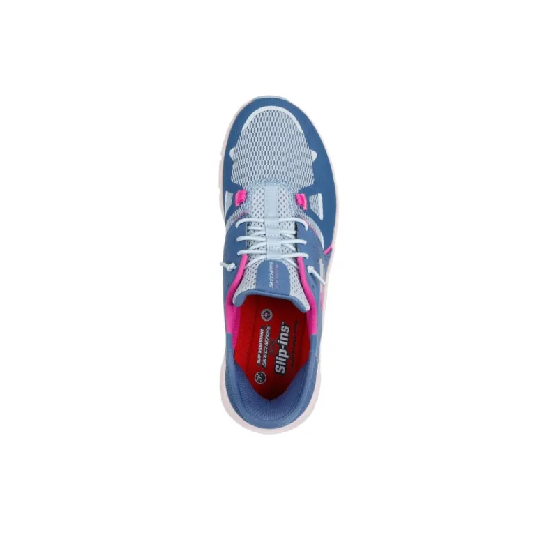 Skechers Work Low Top Running Shoes Women's Blue-3