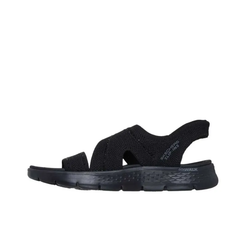 Skechers GOWALK One Strap Sandals Women's Black-0