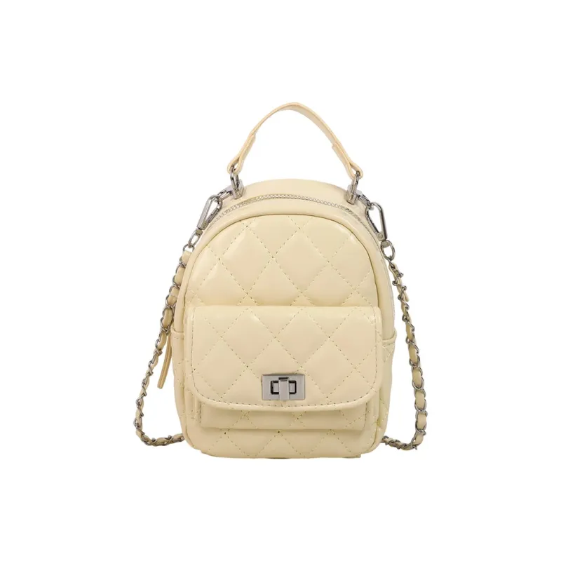 URBAN FOREST Pu Backpack Regular Women's Pink/White/Silver/Red/Black-30