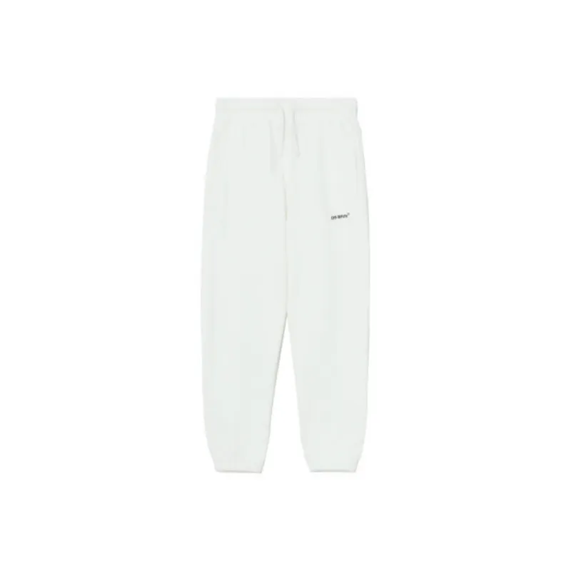 OFF WHITE Casual Pants Unisex White-0