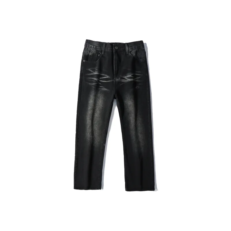 Menglaini Jeans Women's Black-0