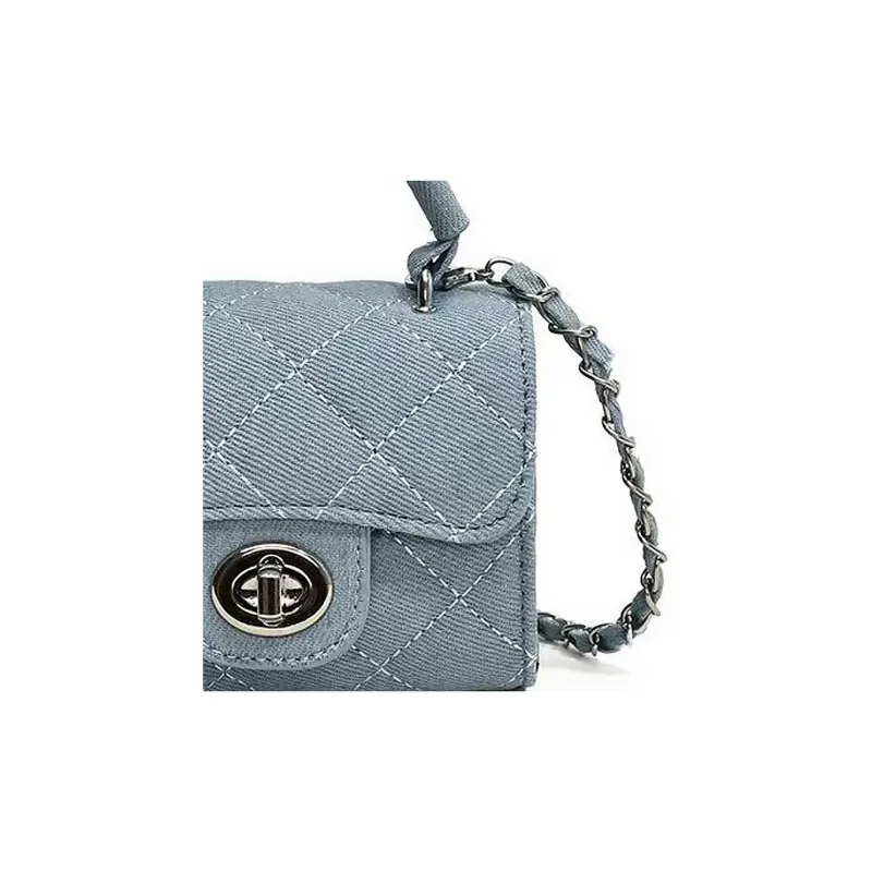 BGAY Denim Shoulder Bag, Crossbody Bag, Handbag Regular Women's Light Blue-2