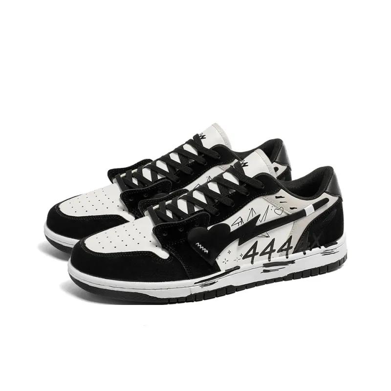 OUGLEMEN Thermal, Slip Resistant, And Abrasion Resistant Coverage Low Top Skateboard Shoes Unisex Box-8
