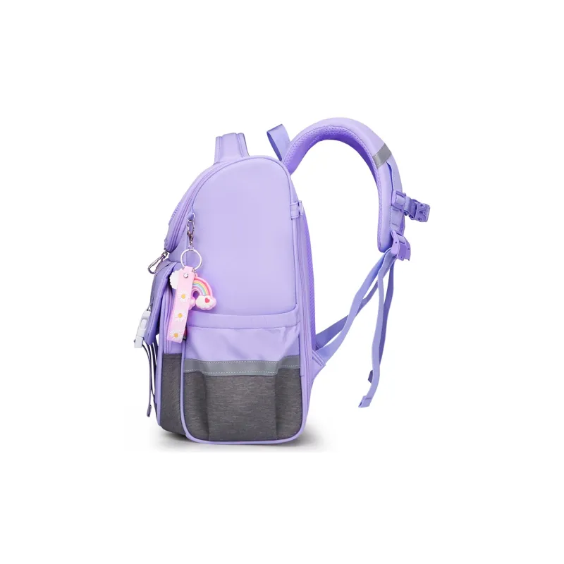 EDISON Oxford Student Bag Kids' Light Pink/Light Purple/Royal Blue-6