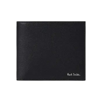 Paul Smith Leather Wallet Men's Black