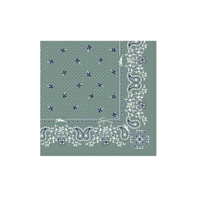 LONGCHAMP French Bandana Silk Scarf-1