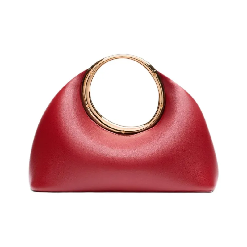 Jacquemus Sheepskin Handbag Trumpets Women's Red-2