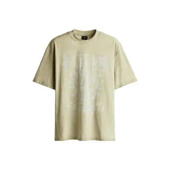 H&M T Shirts Men Khaki Green