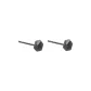 Large Brushed Black 1 Pair ED65C