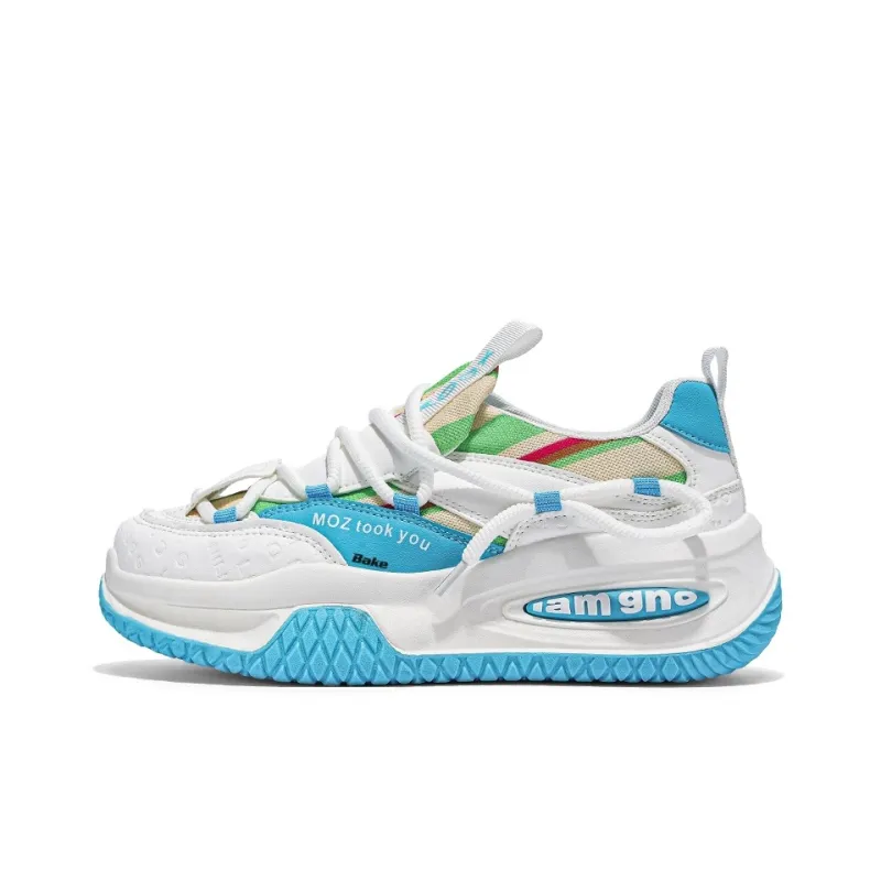 BAKE Anti Slip Wear Resistant Low Top Chunky Sneakers Men's-5