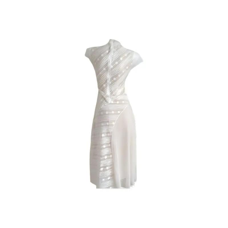 GUOZHEN Short Sleeved Dress Women's-1