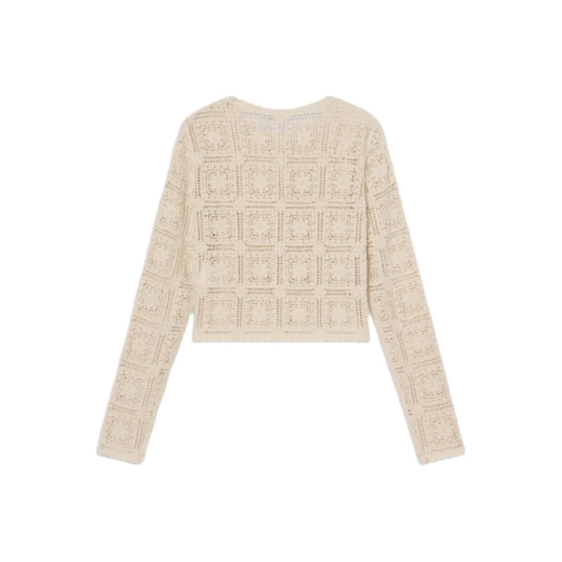 FRAME Crochet Cardigan-1