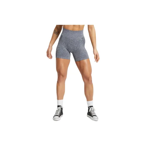 GYMSHARK Sports Shorts Women's Titanium Blue/Asphalt Gray