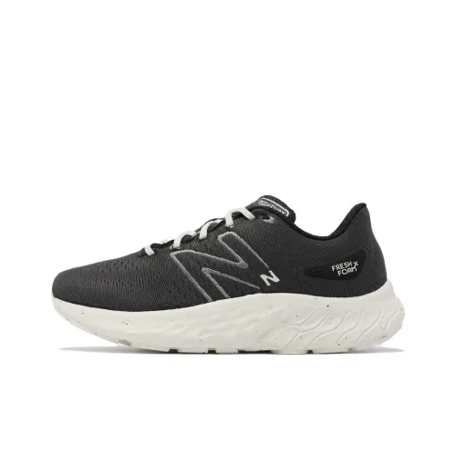 New Balance NB Fresh Foam X EVOZ V3 Anti Slip Wear Resistant Low Top Running Shoes Women's Black White
