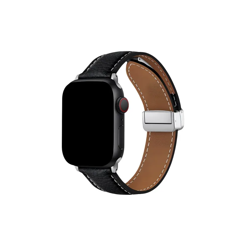 KVZUVUU Apple Compatibility Watch Band Leather-4