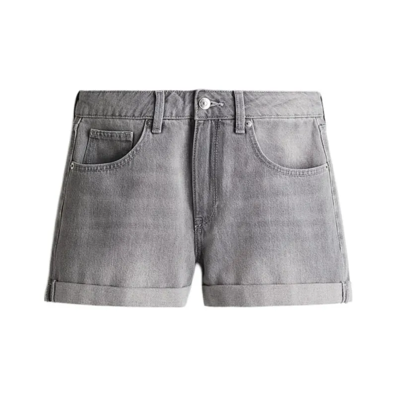 H&M Denim Shorts Women's Gray-0