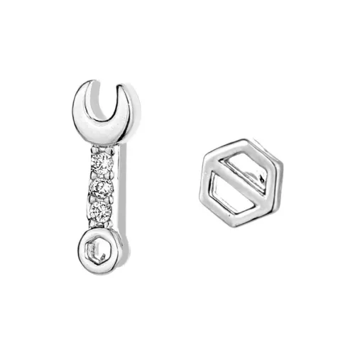 Universe Search S925 Silver Stud Earrings Unisex