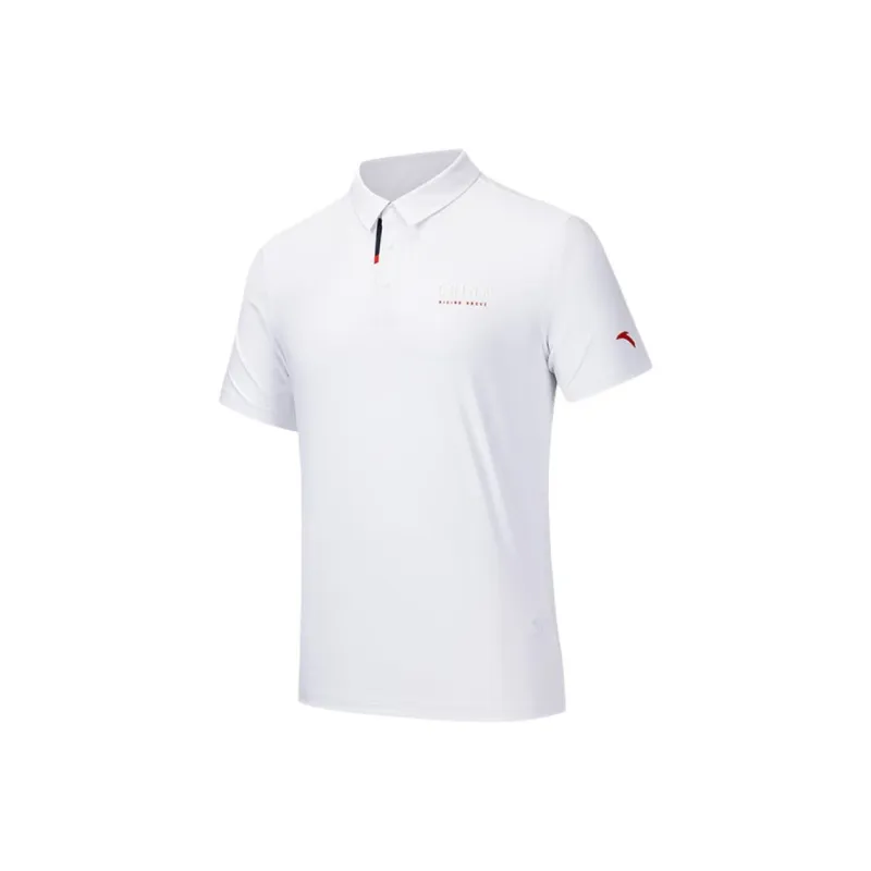 Anta Variety Training Collection Polo Shirt Men's Pure White-0