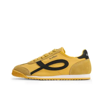 GLO BULL Slip Resistant, Abrasion Resistant, Lightweight Low Top Casual Shoes Unisex Yellow Black