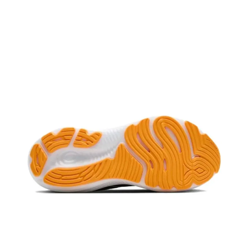 Brooks Glycerin GTS Anti-Slip Wear-Resistant Low-Top Running Shoes Unisex Black White Orange-4