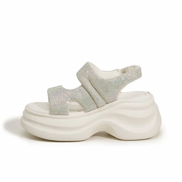 Milan Love Song One Strap Sandals 8cm Women's-7