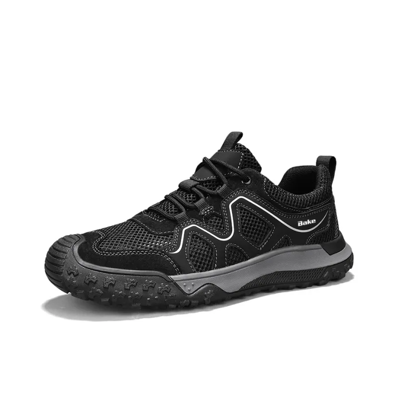BAKE Shock Absorbers With Slip Resistant And Abrasion Resistant Properties Low Top Casual Shoes Men's-5