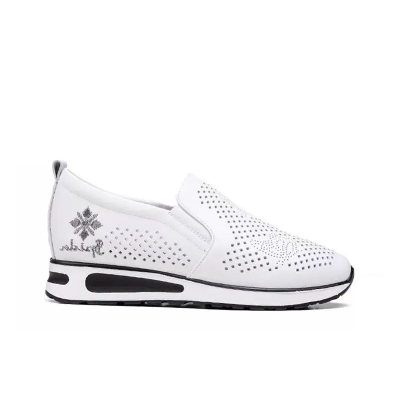 Spider King Casual Single Shoes Women's White-3