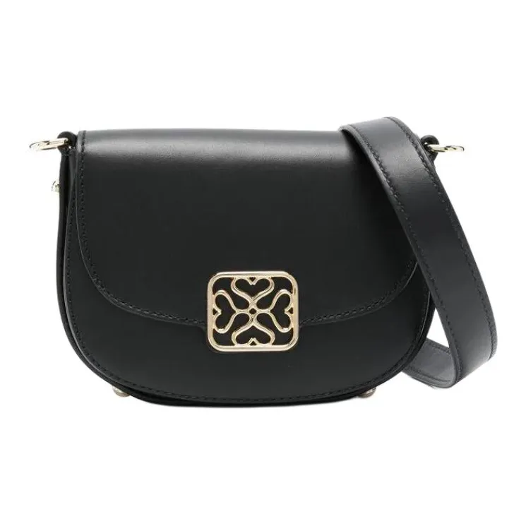 Strathberry Calfskin Shoulder Bag Women's Black-0